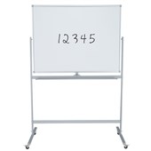 BOYD VISUALS WHITEBOARD ACRYLIC MOBILE PIVOTING H1200 X W1200MM