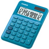 CASIO DESKTOP CALCULATOR MS20UC 12 DIGIT BLUE