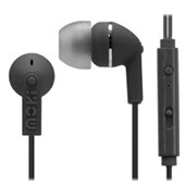 MOKI STEREO EARPHONES NOISE ISOLATION WITH MICROPHONE AND CONTROL BLACK