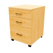 ZEALAND MOBILE 2 DRAWER 1 FILE LOCKABLE W465 X D500 X H660MM NZ TAWA