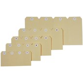 ESSELTE SHIPPING TAGS SIZE 7 73 X 146MM BUFF BOX 1000