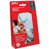 APLI STRUNG TICKETS 22 X 35MM WHITE PACK 100