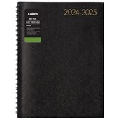 COLLINS BOSTON MID YEAR APPOINTMENT DIARY A4 DAY TO PAGE WIRO 20242025