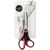 DIXON SCISSORS SOFT GRIP BLACK AND RED 150MM 6 INCH
