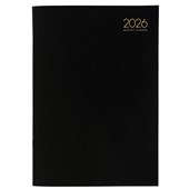 COLLINS DIARY PREMIUM MONTHLY PLANNER A4 BLACK PVC EVEN YEAR