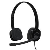 LOGITECH H151 STEREO HEADSET BLACK