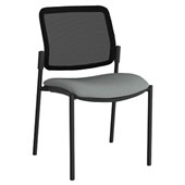 OPD ZED VISITOR MESH CHAIR STACKABLE GREY