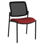 OPD ZED VISITOR MESH CHAIR STACKABLE RED