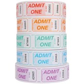 CROXLEY RAFFLECHECK TICKET ADMIT ONE ROLL 1000