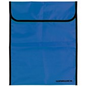 WARWICK HOMEWORK BAG HOOK AND LOOP W360 X H450MM XLARGE FLUORO BLUE