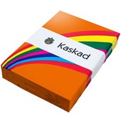 KASKAD COLOURED PAPER 640 X 920MM SRA1 225GSM FANTAIL ORANGE SHEET