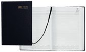 APPOINTMENT DIARY ODD YEAR COLLINS A51A BLACK INTERLEAVED 2 PAGES PER DAY