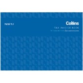 COLLINS TAX INVOICE BOOK 50 TL1 TRIPLICATE NCR W170 X L200MM 50 LEAF