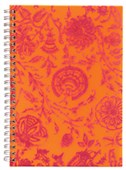 NOTEBOOK SPIRAX 531 FLOCKED ORANGE POLYPROPYLENE A5 70GSM 120 PAGES