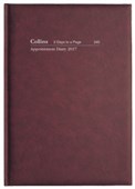 DIARY COLLINS APPOINTMENT A42A MAROON 2 DAYS PER PAGE ODD YEAR