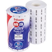 PRICING GUN LABEL QUIKSTIK MARK II USE BY PERMANENT 1000LPR