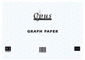 OPUS GRAPH PAPER PAD ISOMETRIC A3 50 LEAF