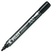 PILOT SCA100 PERMANENT MARKER BULLET 10MM BLACK