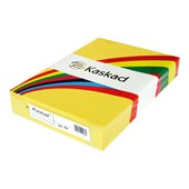 KASKAD COLOURED PAPER A3 80GSM CANARY YELLOW PACK 500 SHEETS