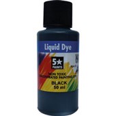 5 STAR LIQUID DYE CONCENTRATE 50ML BLACK