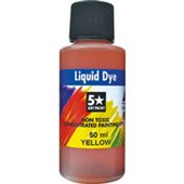 5 STAR LIQUID DYE CONCENTRATE 50ML YELLOW