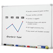 QUARTET PENRITE PREMIUM WHITEBOARD MAGNETIC 600 X 900MM