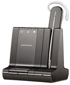 PLANTRONICS W740 HEADSET WIRELESS CONVERTIBLE MONAURAL FOR SAVI SERIES BLACKSILVER