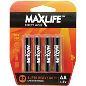 MAXLIFE BATTERY SUPER HEAVY SIZE AA PACK 4