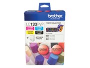 BROTHER LC133 INK CARTRIDGE PHOTO VALUE PACK