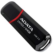 ADATA DASHDRIVE UV150 FLASH DRIVE USB 30 64GB BLACK