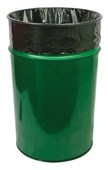 HARVEYS RUBBISH BAG PLASTIC BLACK TAPE TIE 30MU W640 X L950MM BLACK ROLL 20