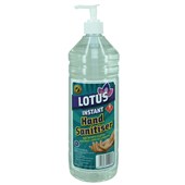 LOTUS HAND SANITISER INSTANT GEL PUMP BOTTLE 1L