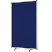 BOYD VISUALS PARTITION FREE STANDING UPHOLSTERED W900 X H1500MM BLUE