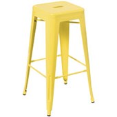 EDEN INDUSTRY BAR STOOL W430 X D430 X H760MM YELLOW