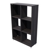 ZEALAND CUBBY HOLE BOOKCASE 6 CUBE W800 X D300 X H1250MM FIORDLAND ELM