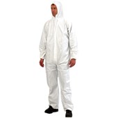 PROCHOICE PROVEK COVERALLS DISPOSABLE DOWP MEDIUM WHITE