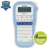 BROTHER PTOUCH PTH110 LABEL MAKER LIGHT BLUE