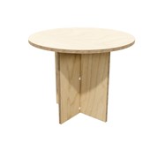 ZEALAND MEETING TABLE ROUND W900 X H725MM PREMIUM PLY