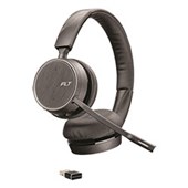 PLANTRONICS VOYAGER B4220 UC HEADSET USBA WIRELESS BINAURAL BLACK