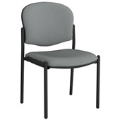 OPD ZED VISITOR CHAIR STACKABLE 4 LEG SPLICE GREY