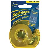 SELLOTAPE CELLULOSE TAPE ON DISPENSER W18MM X L33M CLEAR