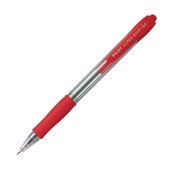 PILOT SUPER GRIP RETRACTABLE BALLPOINT PEN MEDIUM 10MM RED