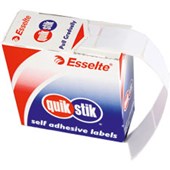 QUIKSTIK RECTANGULAR LABEL 24 X 102MM WHITE BOX 160