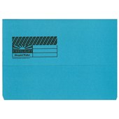 EASTLIGHT SLIMPICK DOCUMENT WALLET FOOLSCAP BLUE