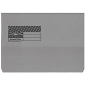 EASTLIGHT SLIMPICK DOCUMENT WALLET FOOLSCAP GREY