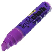 TEXTA LIQUID CHALK MARKER JUMBO DRY WIPE CHISEL 150MM PURPLE