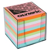 OLYMPIC MEMO CUBE HOLDER WITH PAPER FULL HEIGHT