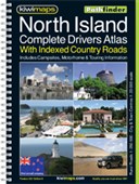 KIWI MAPS PATHFINDER BOOK NORTH ISLAND DRIVERS ATLAS A4 MM