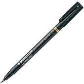 STAEDTLER 319 LUMOCOLOR PERMANENT SPECIAL MARKER 06MM BLACK