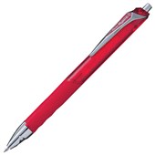 PENTEL HYPERG KL257 GEL INK PEN RETRACTABLE 07MM RED